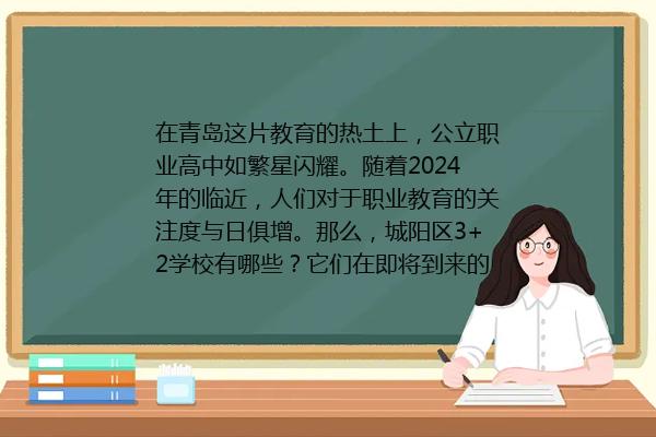 城阳区3+2学校有哪些 2024年最新排名