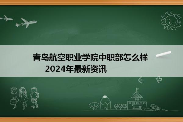 青岛航空职业学院中职部怎么样      2024年最新资讯